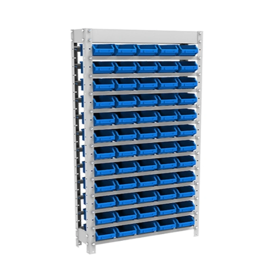 Estante caixa 60 gavetas